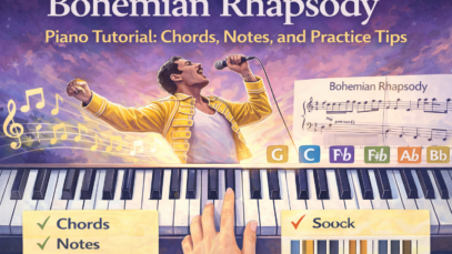 Bohemian Rhapsody Piano Tutorial, Chords, Notes, and Practice Tips
