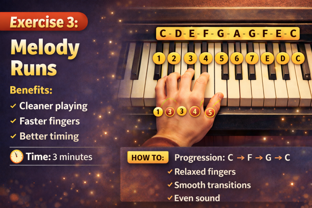 Exercise 3 Melody Runs (Speed & Smoothness)