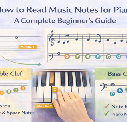 How to Read Music Notes for Piano, A Complete Beginner’s Guide