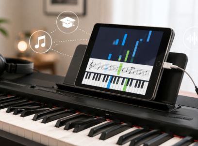 Connect piano to iPad