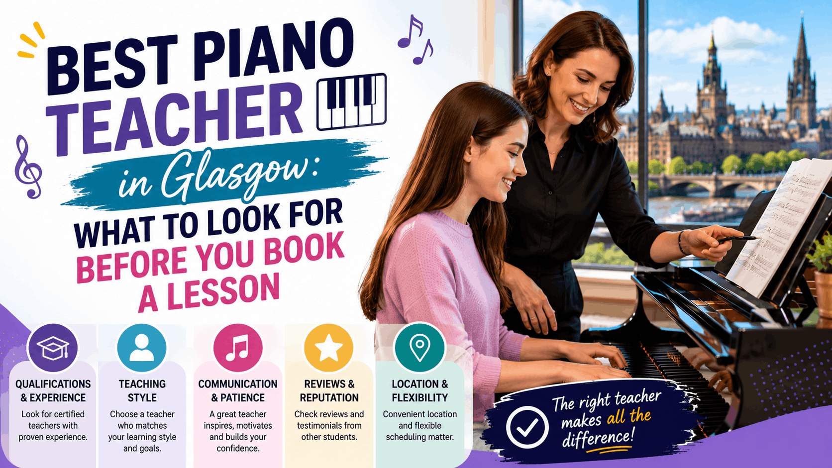 Best Piano Teacher in Glasgow What to Look For Before You Book a Lesson