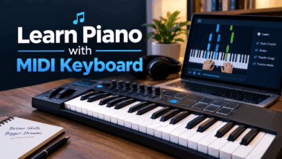Learn Piano with MIDI Keyboard