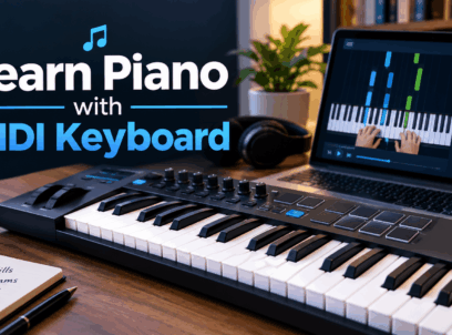 Learn Piano with MIDI Keyboard